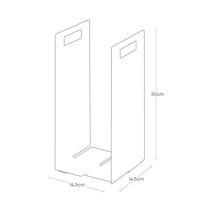 Yamazaki Handdoekenrek (set van 2) - Tower - Wit