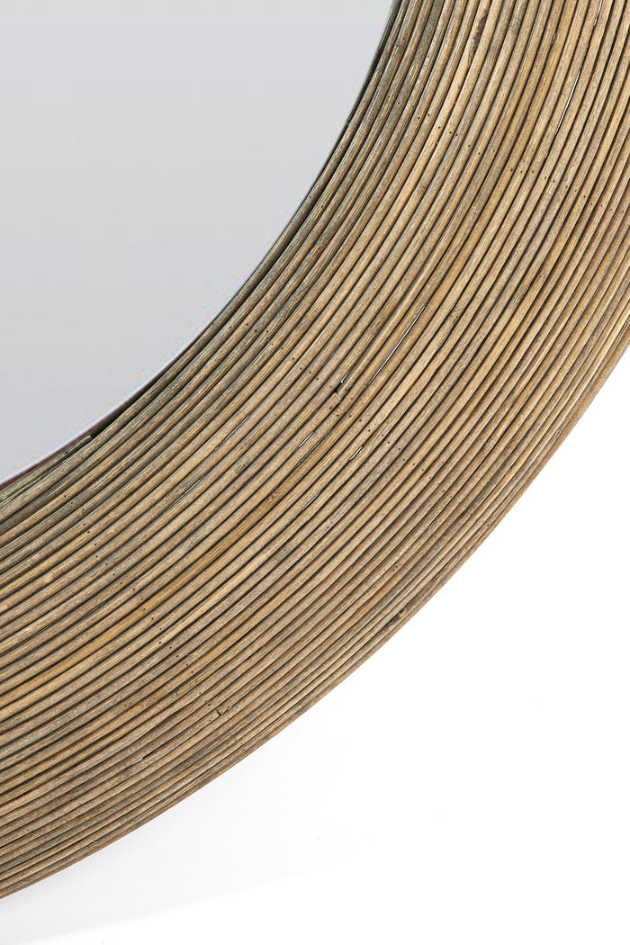 Light & Living - Spiegel PIEDRE - 109.5x4.5x109.5cm - Bruin