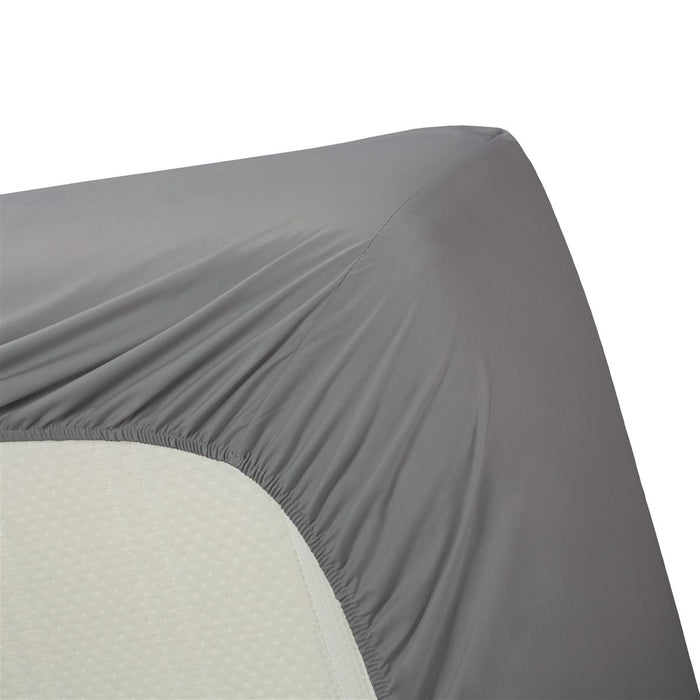 Ambiante Katoen - Hoeslaken - 140x220 - Grijs