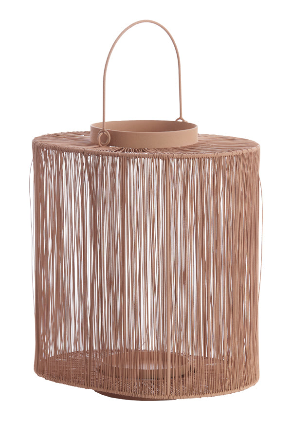 Light & Living Light&living Windlicht 28x20x30 cm BANJO oud roze