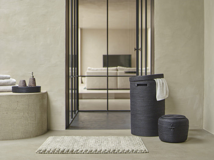 Nomad Badmat Greige | 70 x 120 cm | Grijs | Beige | Katoen | Polyester