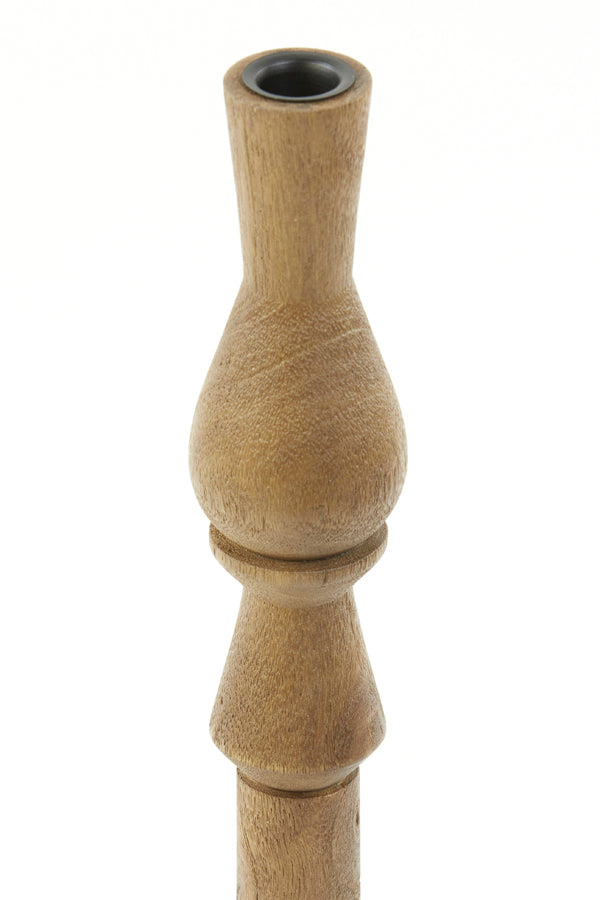 Light & Living Light&living Kandelaar Ø11x42 cm TAVOLA hout mat bruin