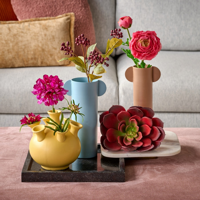 Fleurdirect Kunstplant Echeveria - - Polyester - 0x20x0cm (BxHxD)