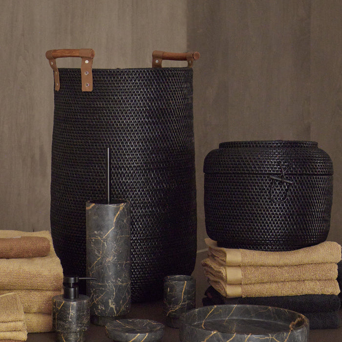 Porto Tissuehouder Black | Zwart | Grijs | Natuursteen