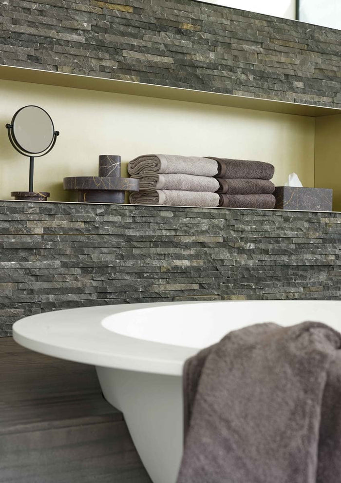 Porto Tissuehouder Black | Zwart | Grijs | Natuursteen