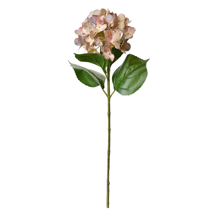 Clayre & Eef Kunstbloem Hortensia 68 cm Roze Kunststof