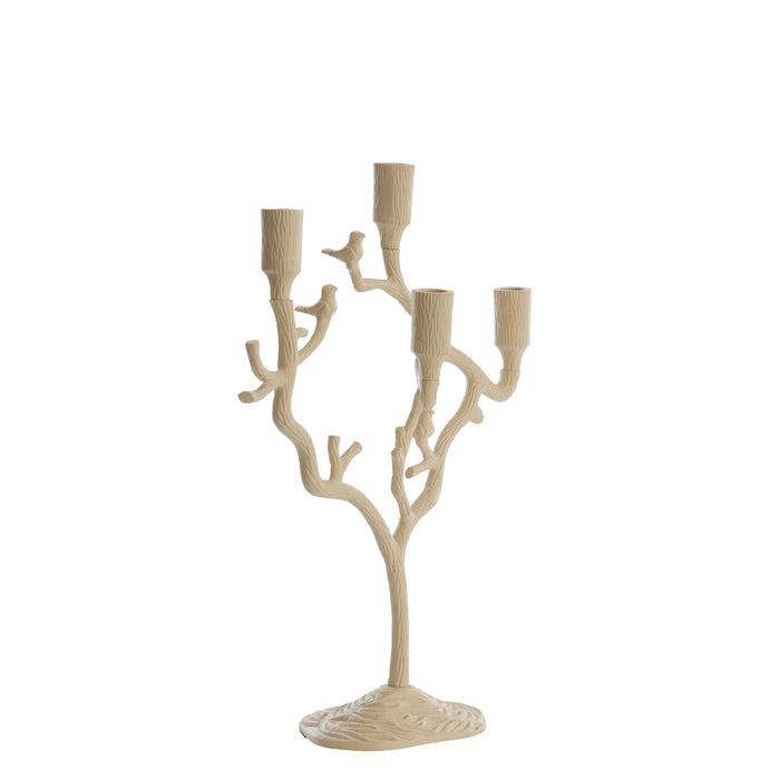 Light & Living Light&living Kandelaar 4L 35x14x47 cm JARDIA zand