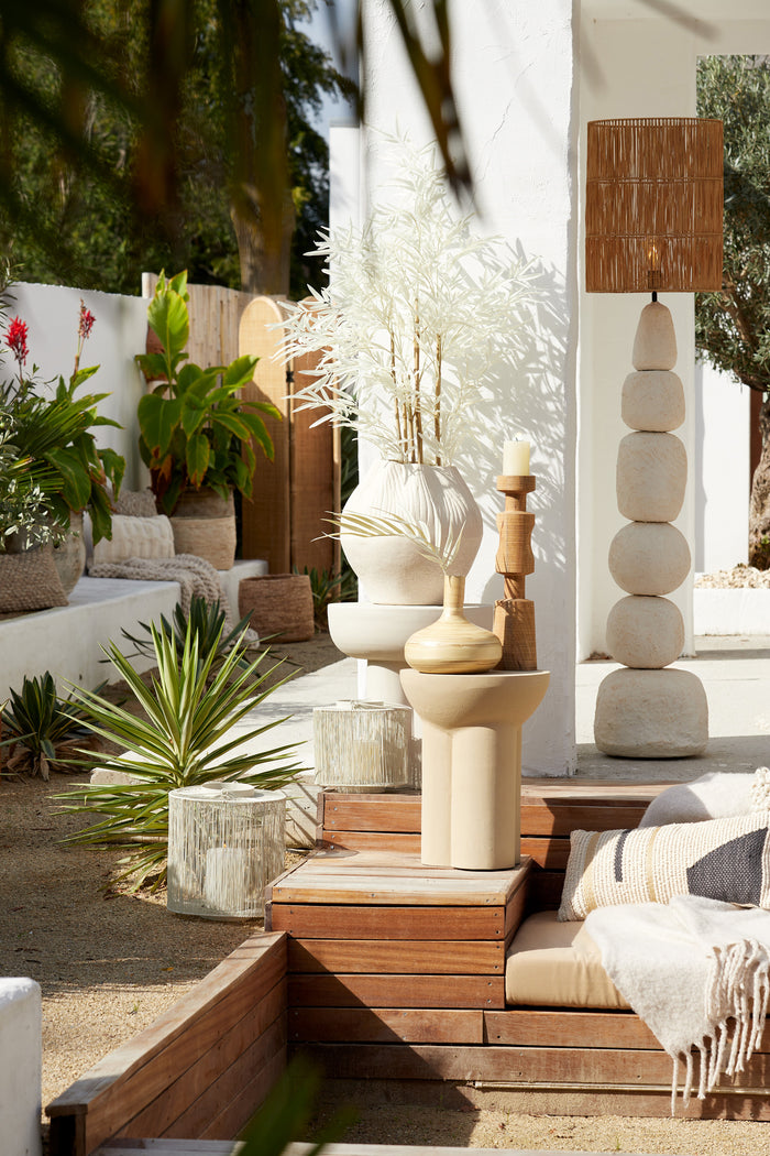 Light & Living Light&living Windlicht 28x20x30 cm BANJO crème