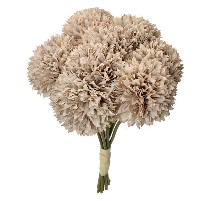 Clayre & Eef Kunstbloem 32 cm Grijs Kunststof