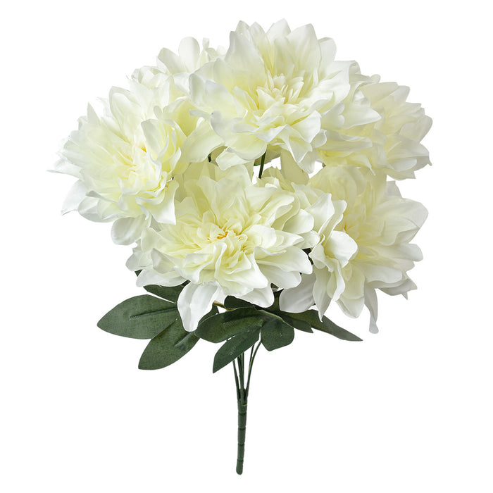 Clayre & Eef Kunstbloem 49 cm Wit Kunststof