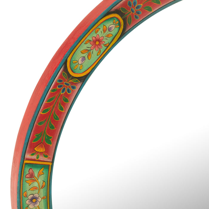 J-Line Spiegel Rond Kader Mumbai Mdf Mix