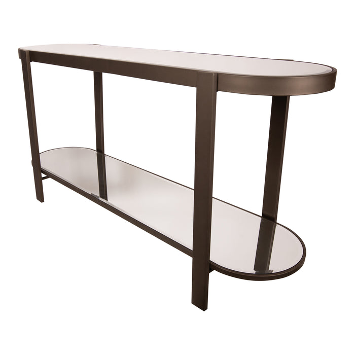 PTMD Yozan Console Table Mirror Metal Legs