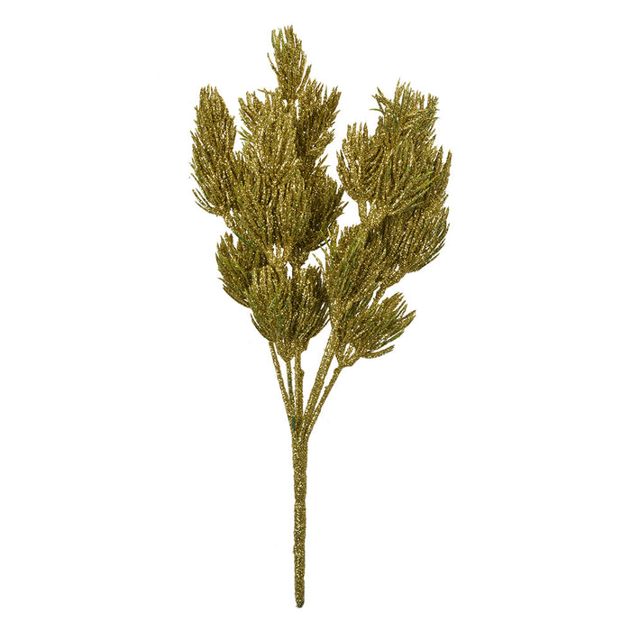 Clayre & Eef Kunstbloem 30 cm Goudkleurig Kunststof