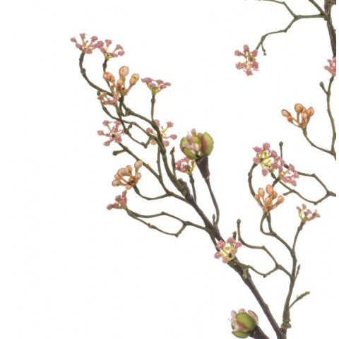 Fleurdirect Kunstbloem Maple Fruit - Roze - Polyester