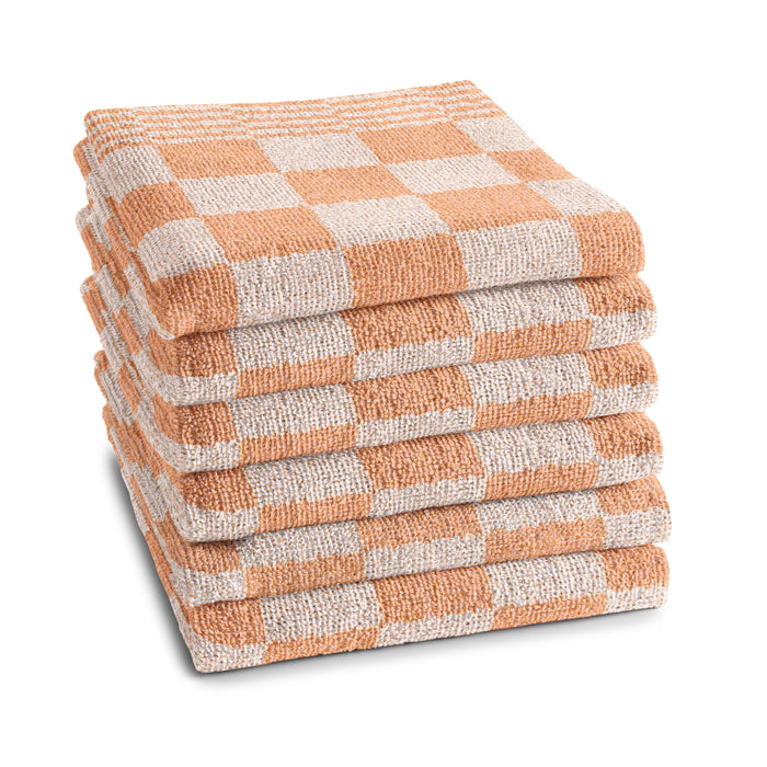 DDDDD keukendoek Barbecue - 50x55cm - pastel peach - 6 stuks