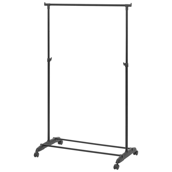 5Five Kledingrek enkele stang - kunststof|metaal - zwart - 80 x 160cm