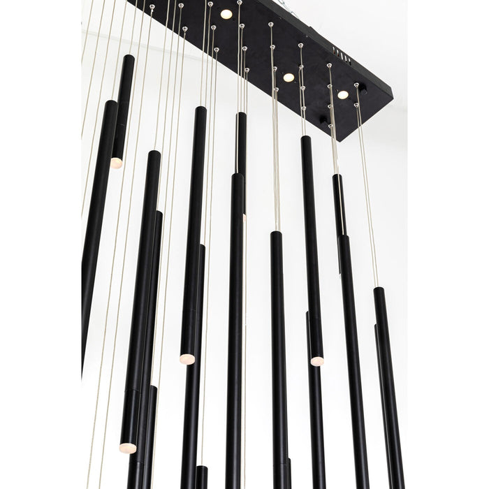 Hanglamp Living Vegas Deluxe zwart Kare Design
