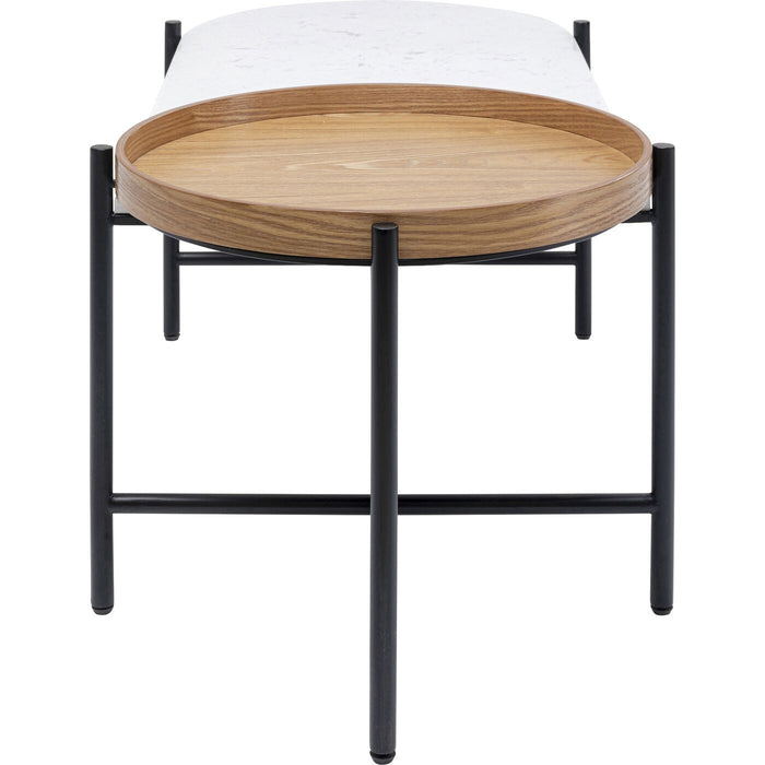 Kare Design Layered Salontafel - Marmer En Essenhout