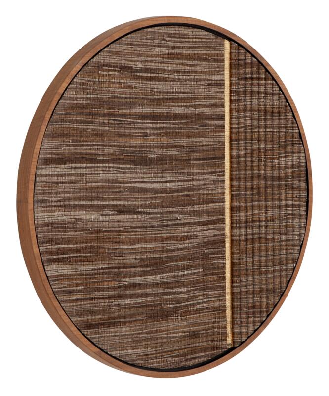 MUST Living Wall panel Contemporary Gold small,Ø71x4 cm, waterhyacinth