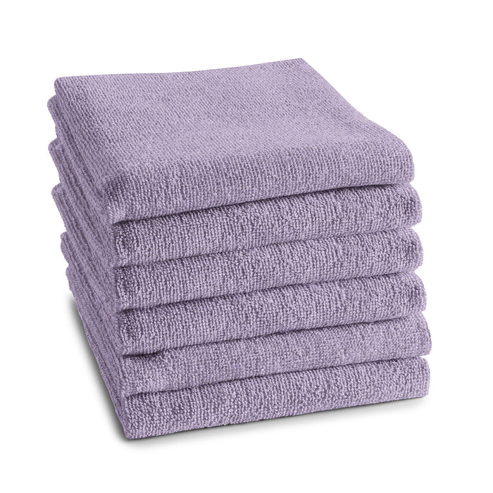 DDDDD keukendoek Logo - 50x55 cm - lila - 6 stuks