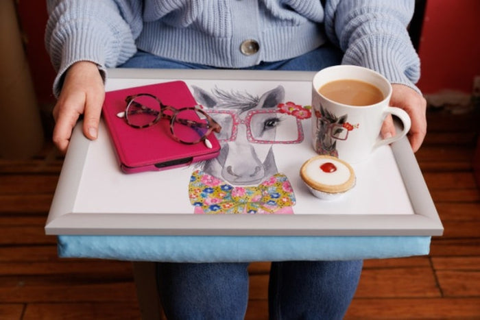 Laptray, Schootdienblad, Paard met Bril, 44 x 34 cm - Mikasa | Tipperl