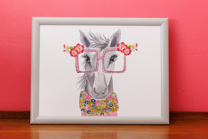 Laptray, Schootdienblad, Paard met Bril, 44 x 34 cm - Mikasa | Tipperl