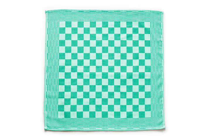 Eleganzzz Theedoekenset Blok 65x65cm - licht groen - set van 10