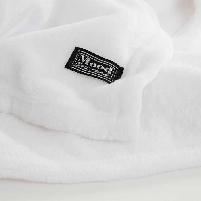 Mica Decorations Famke Fleece Plaid - 180 x 130 cm - Off white