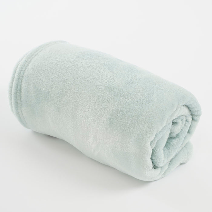 Mica Decorations Famke Fleece Plaid - 180 x 130 cm - Mintgroen