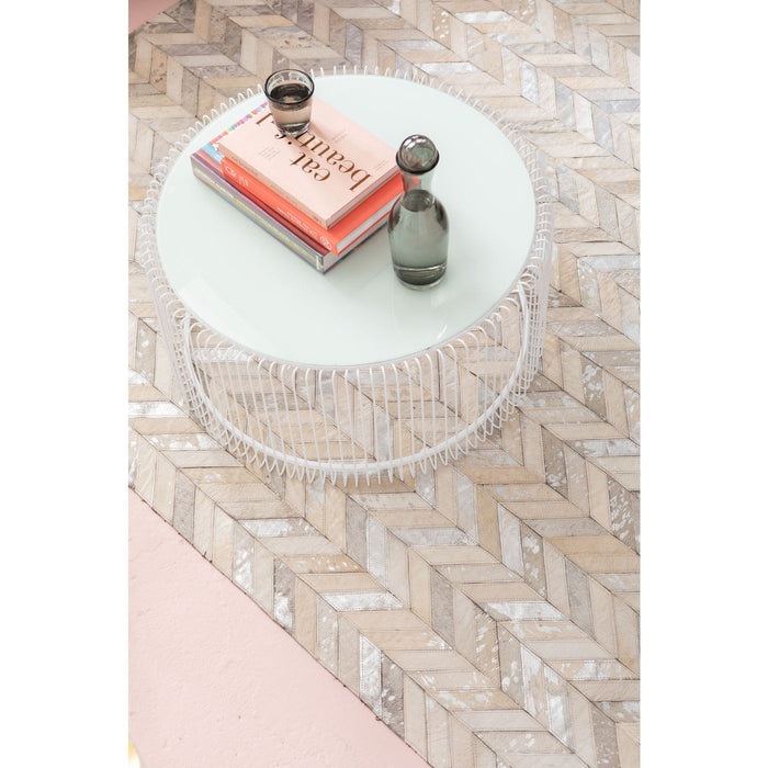 Kare Design Wire Salontafel - Set Van 2 - Wit