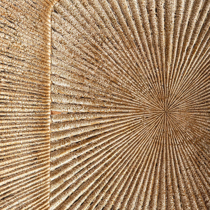 PTMD Dishita Cream Square Mdf Wall Panel Ribbed Large