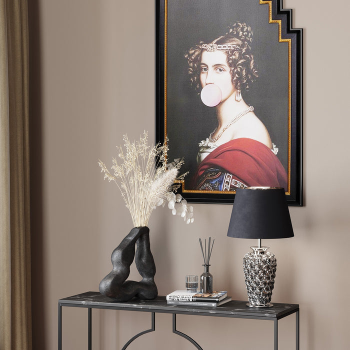 Kare Design Tafellamp rose zilver