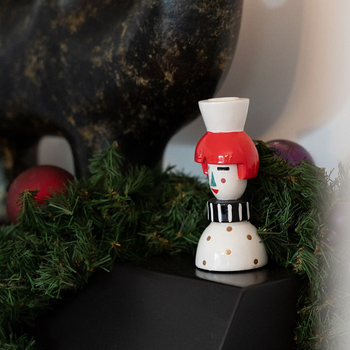 Kandelaar circus vrouw 16cm Kare Design