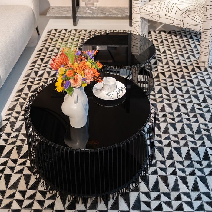 Salontafel Wire Double zwart (2|Set) Kare Design