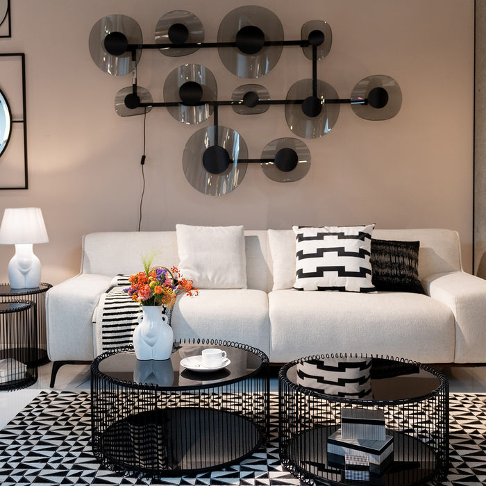 Salontafel Wire Double zwart (2|Set) Kare Design