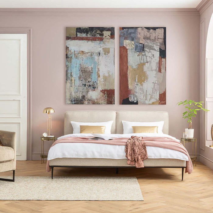 Kare Design Art Splash Schilderij 90x120cm blauw