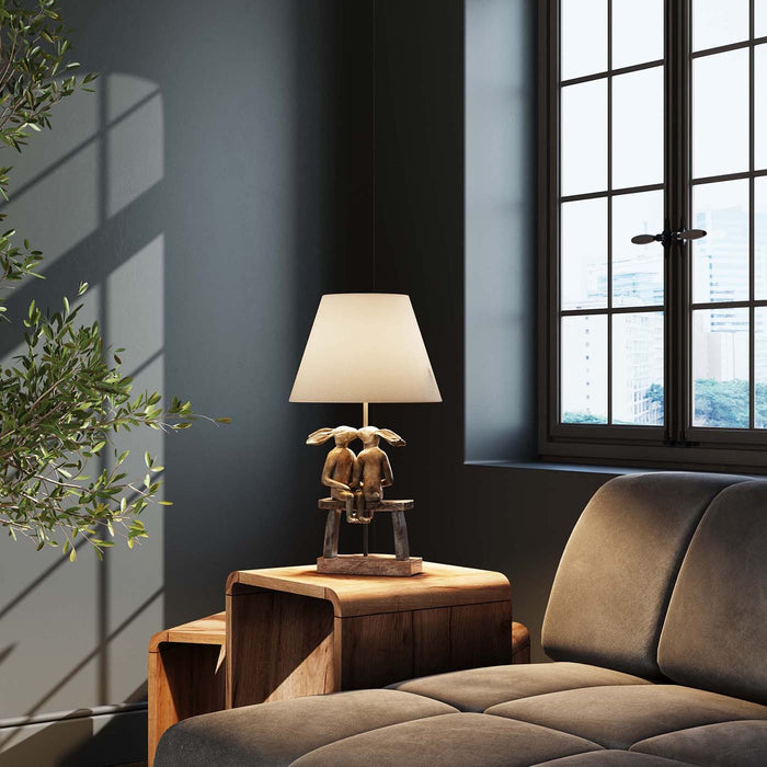 Tafellamp konijnen paar Kare Design