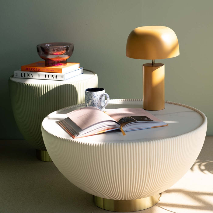 Kare Design Loungy Tafellamp geel