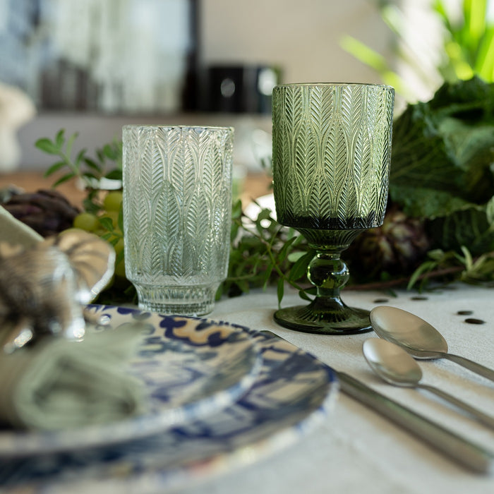 Kare Design Fogli Wijinglazen groen 6st