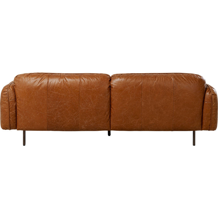 Sofa Calgary 3-Zits braun Kare Design