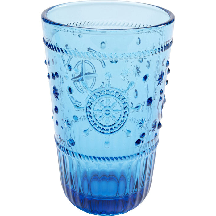 Kare Design Greece Waterglazen hoog blauw 6st