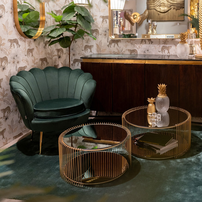 Salontafel Wire Double messing (2|Set) Kare Design