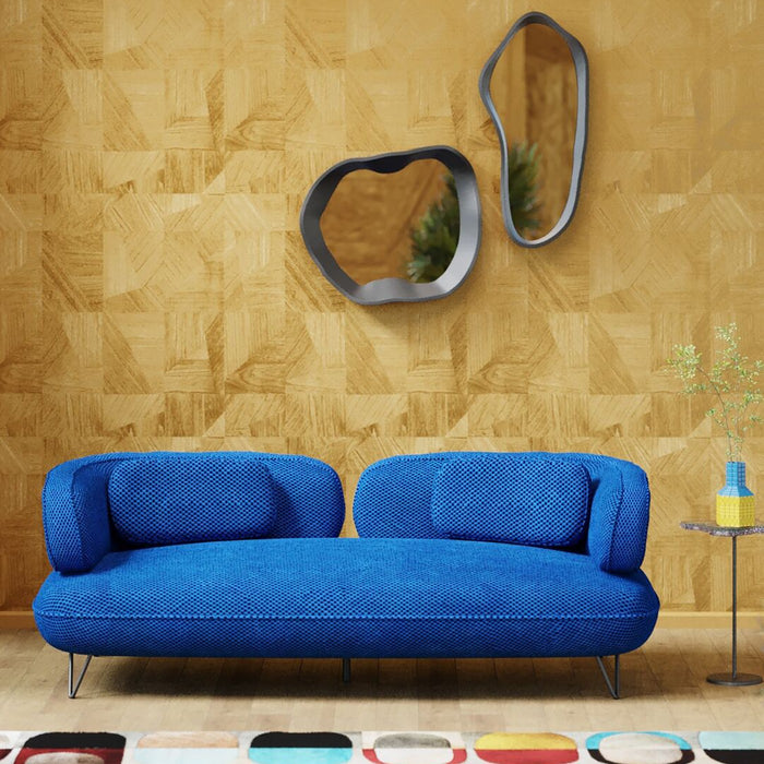 Spiegel Dynamic 61x29cm zwart Kare Design