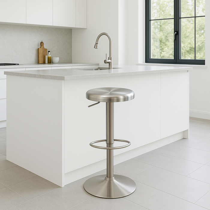 Barkruk Kalea zilver Kare Design