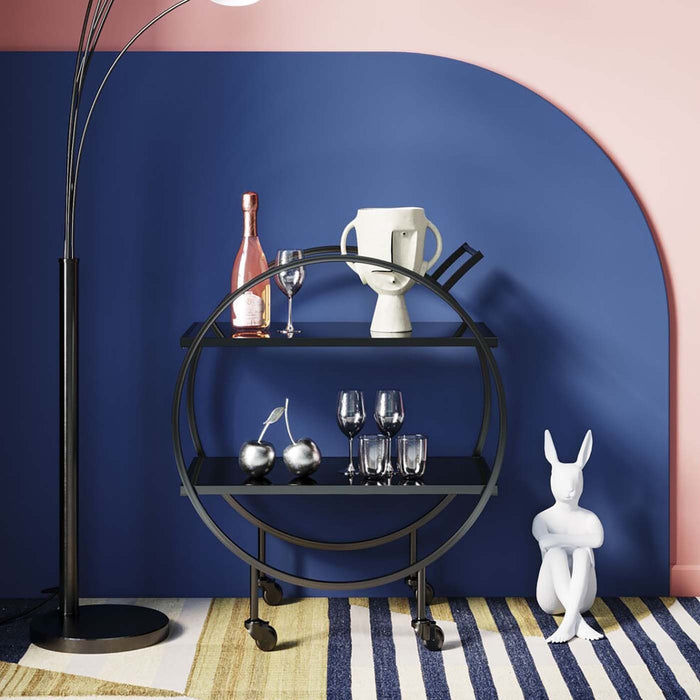 Kare Design Night Sky Rode Wijinglazen 4st