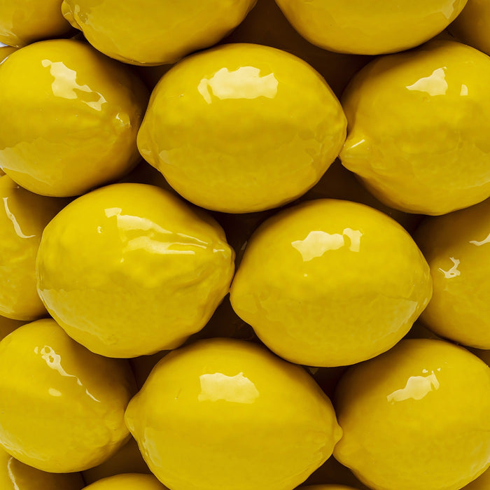 Vaas citroenen geel 43cm Kare Design