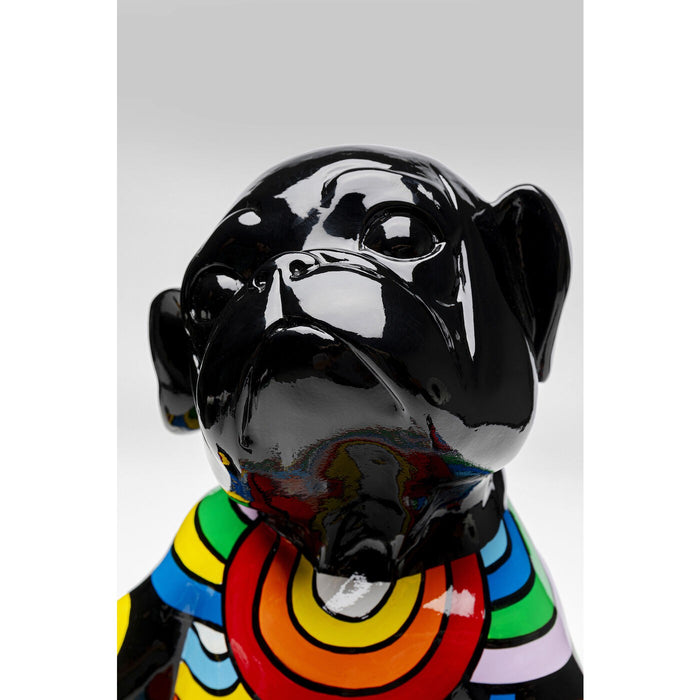 Woonaccessoires zwart dansende hond 53cm Kare Design