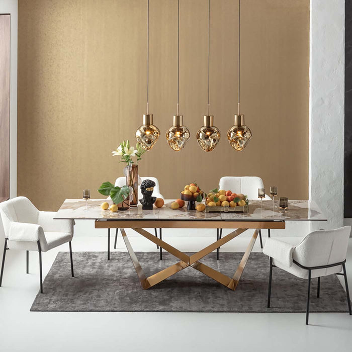 Hanglamp Supernova 110cm goud Kare Design