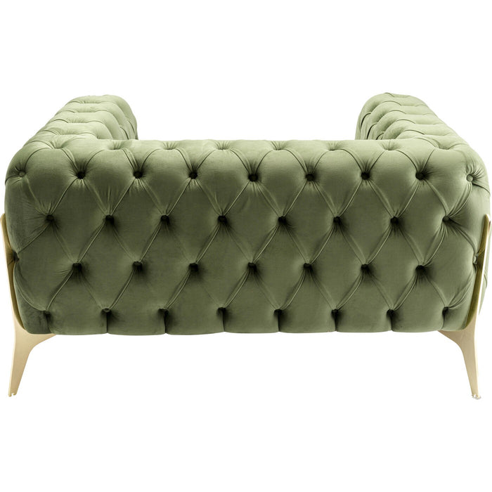 Kare Design Bellissima Fauteuil fluweel groen