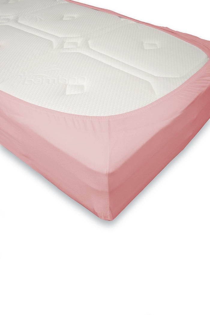 Dutch Dreams Hoeslaken Jersey Katoen - 25cm Hoek - 2x - rose